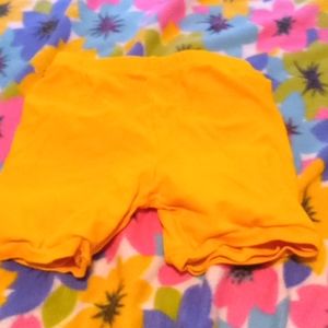 Yellow Kirkland sleeping shorts